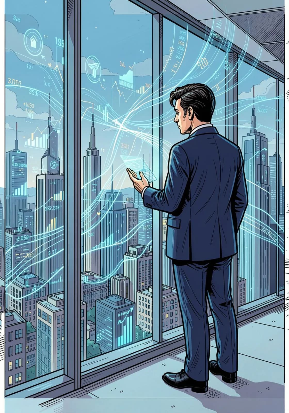 企业管理者通过数据与 AI 洞察持续优化经营